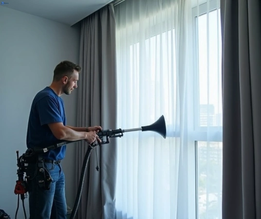 Professional curtain stain removal process equipment Matty Curtain Cleaning greystanes-nsw