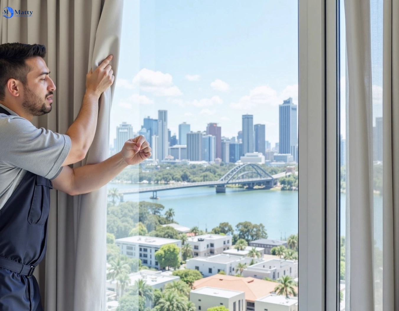 Professional curtain steam cleaning service greystanes-nsw QLD by Matty Curtain Cleaning